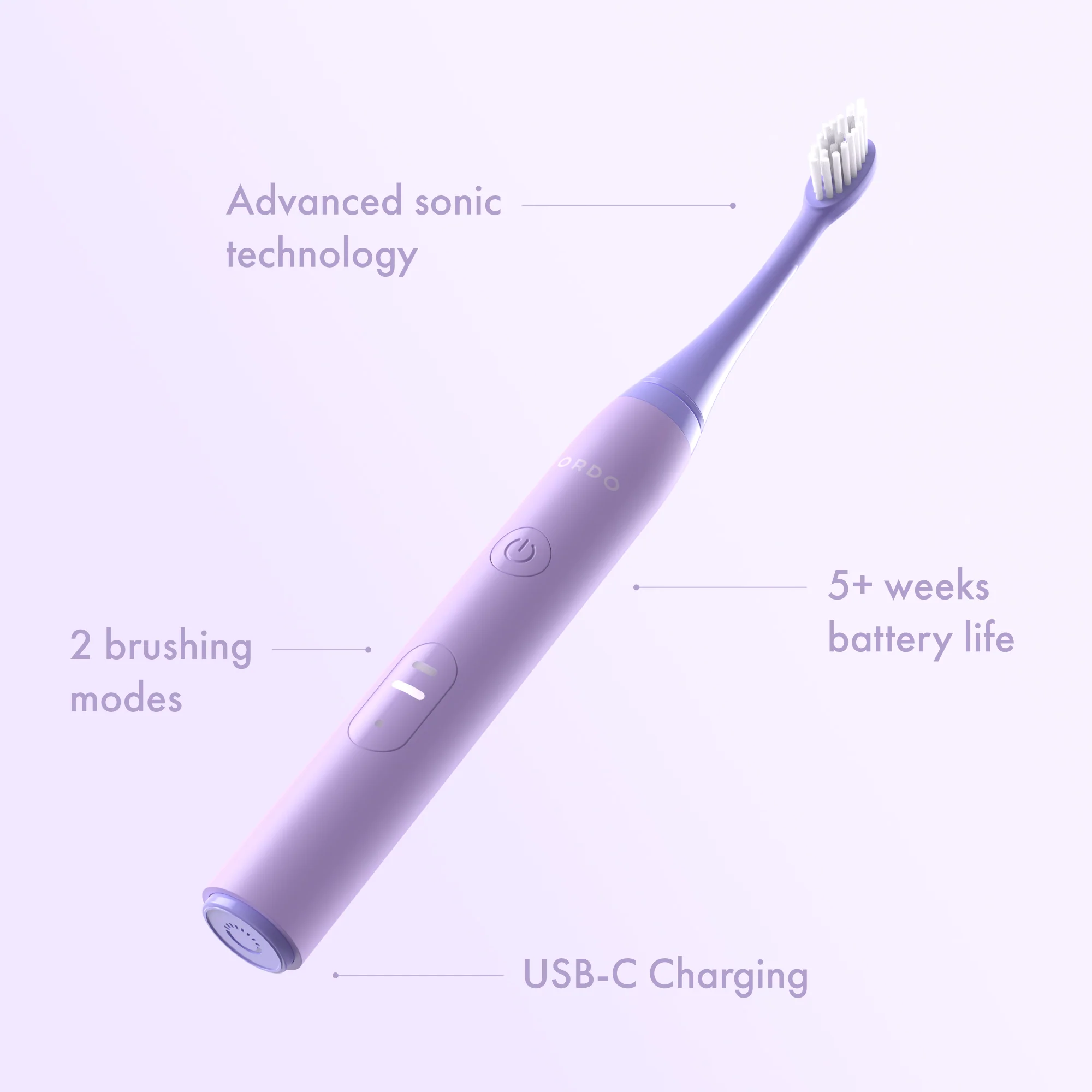Ordo Sonic Lite Toothbrush Lavender - Image 4