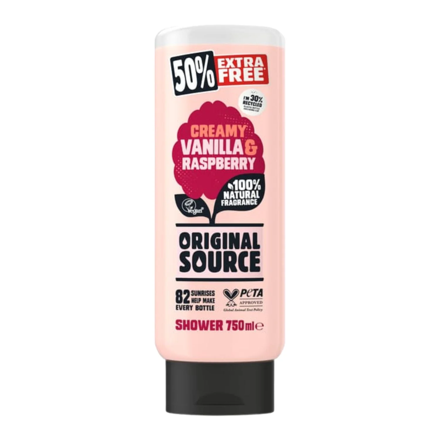 Original Source Vanilla & Raspberry Shower Gel 750ml