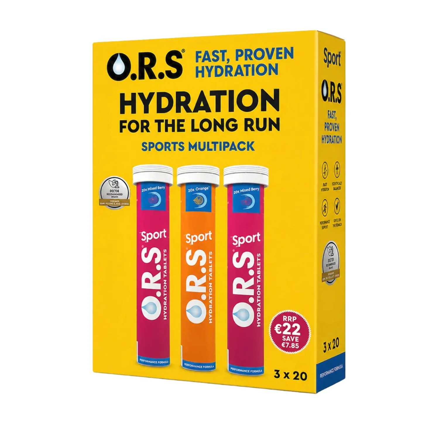 O.R.S Sport Hydration Multipack 60 Tablets