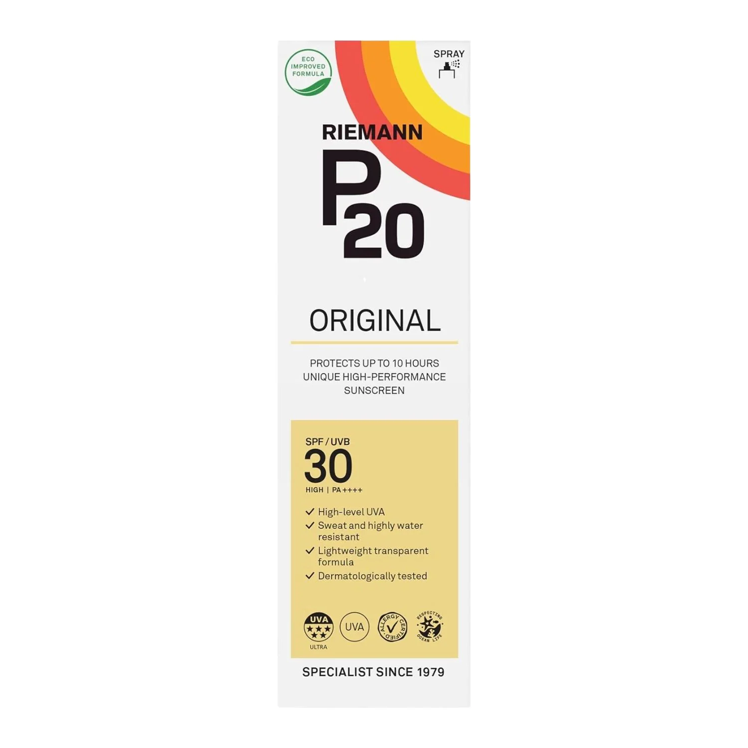 P20 Sun Protection Spray SPF30 – 100ml