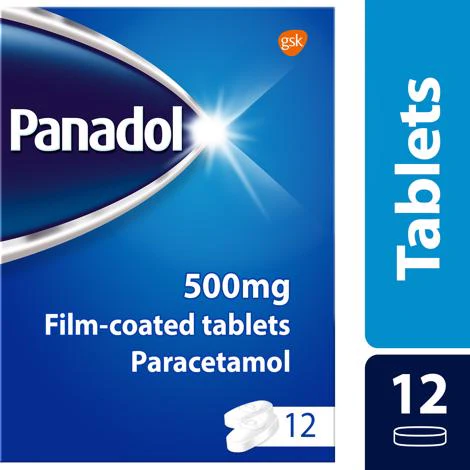 Panadol Pain Relief Tablets Paracetamol 500mg 12s