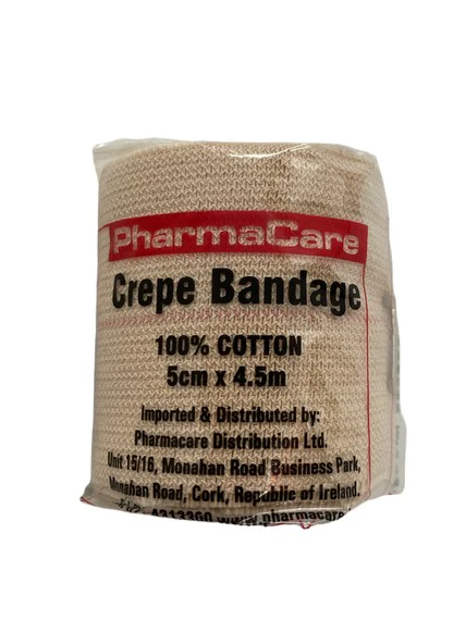 PharmaCare Crepe Bandage 5cm x 4.5m