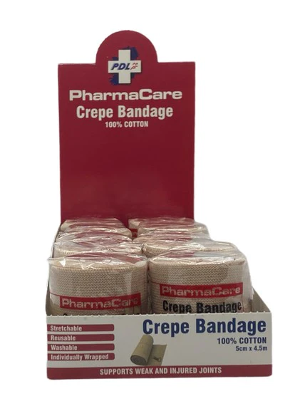 PharmaCare Crepe Bandage 5cm x 4.5m - Image 3