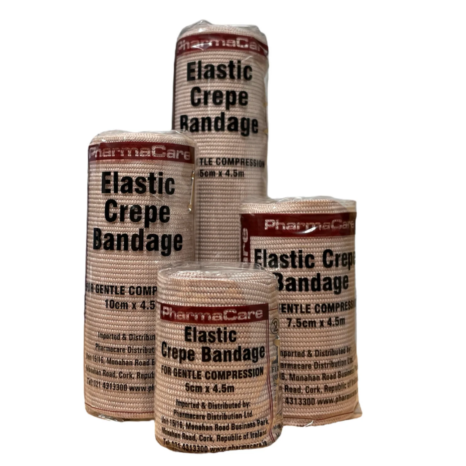 Pharmacare Elastic Crepe Bandage 7.5CM X 4.5M