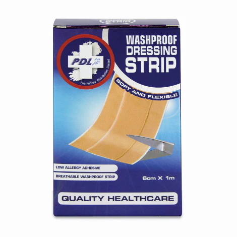 PharmaCare Washproof Dressing Strip 1m x 6cm