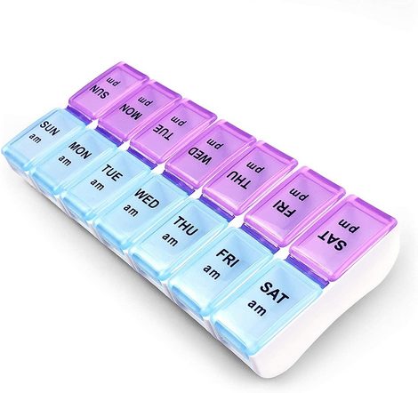 Pharmacare Weekly Twice-A-day Pill Organizer