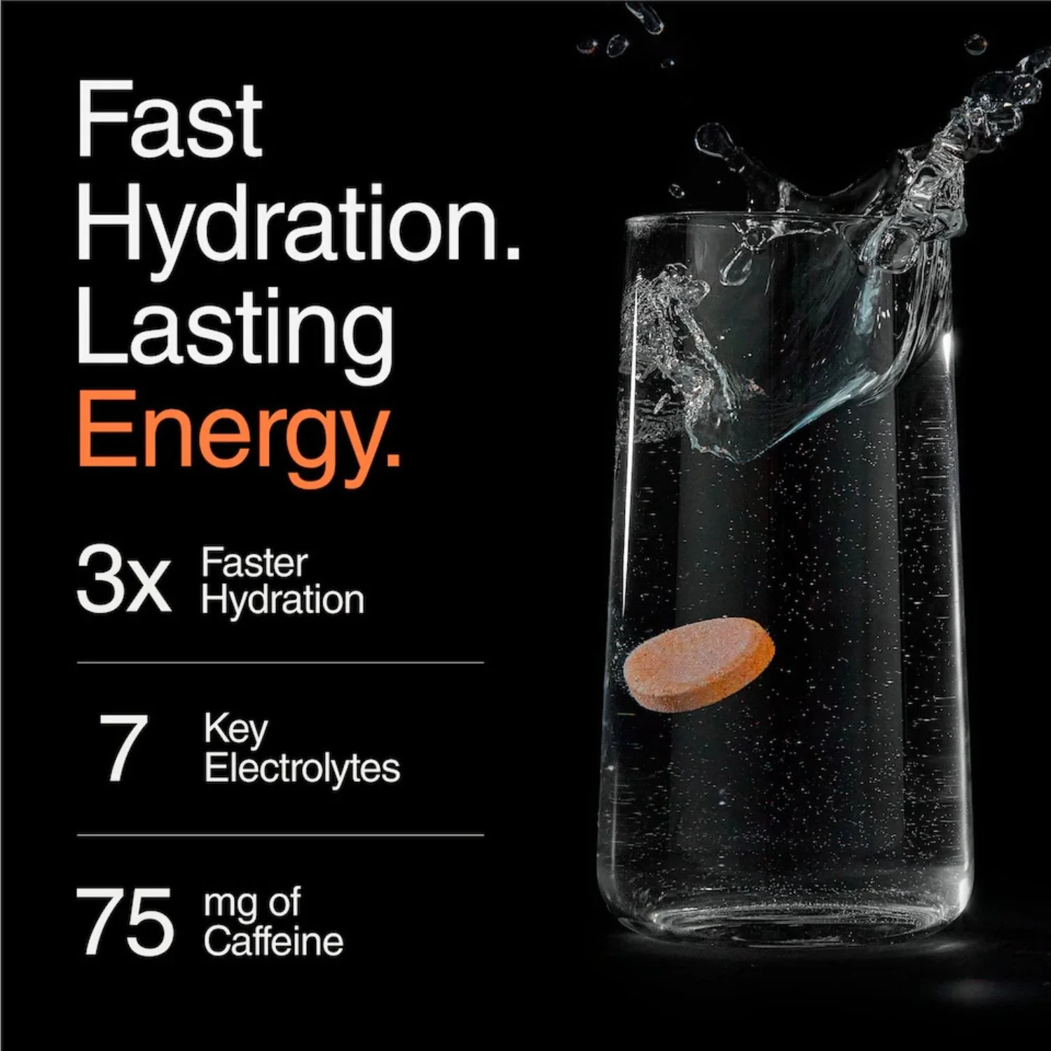 Phizz Daily Energy 20 Orange Effervescent Tablets - Image 2