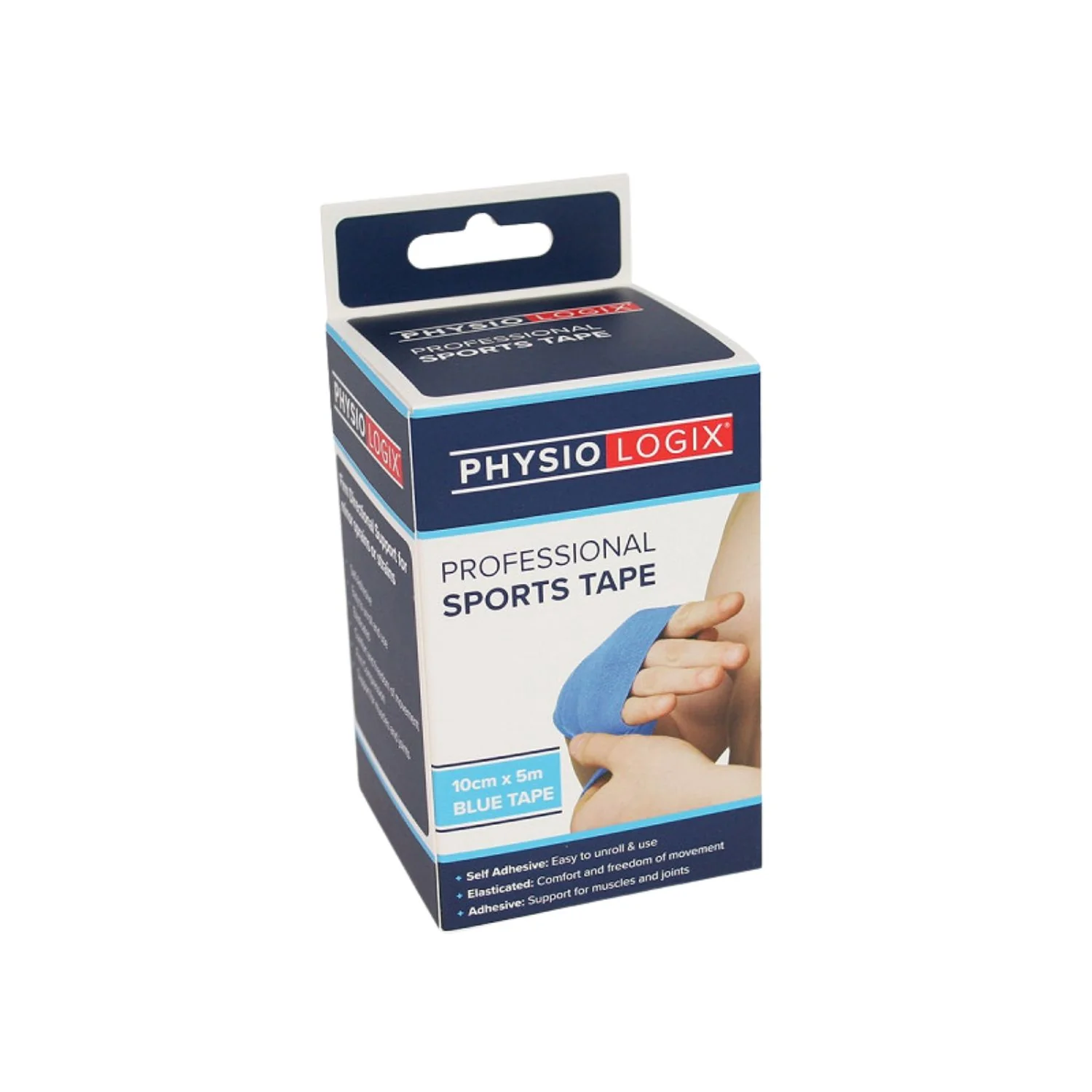 PhysioLogix Sports Tape 10cm x 5m – Blue
