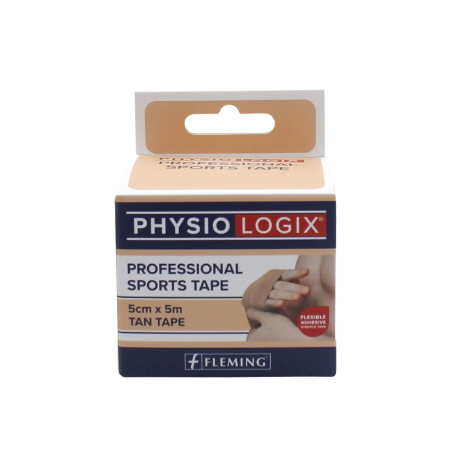 PhysioLogix Sports Tape 5cm x 5m – Tan
