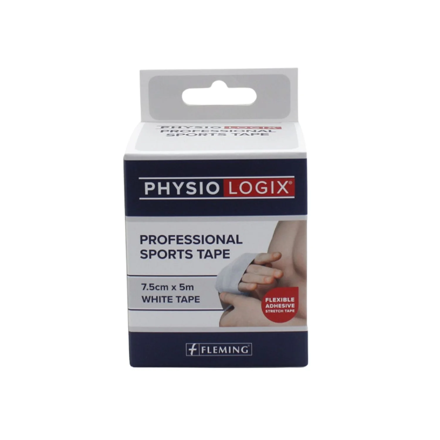 PhysioLogix Sports Tape 7.5cm x 5m – White