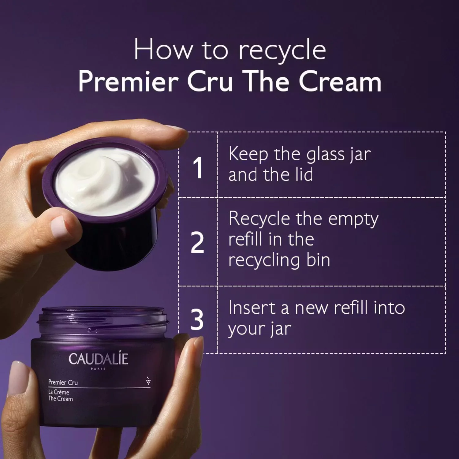 Caudalie Premier Cru The Cream Refill - Image 2