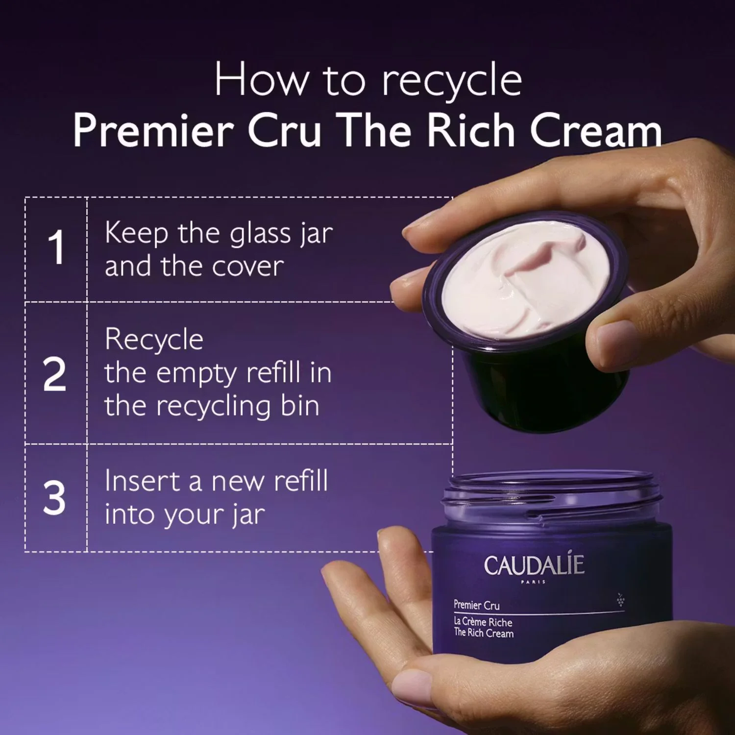 Caudalie Premier Cru The Rich Cream – Refill - Image 2