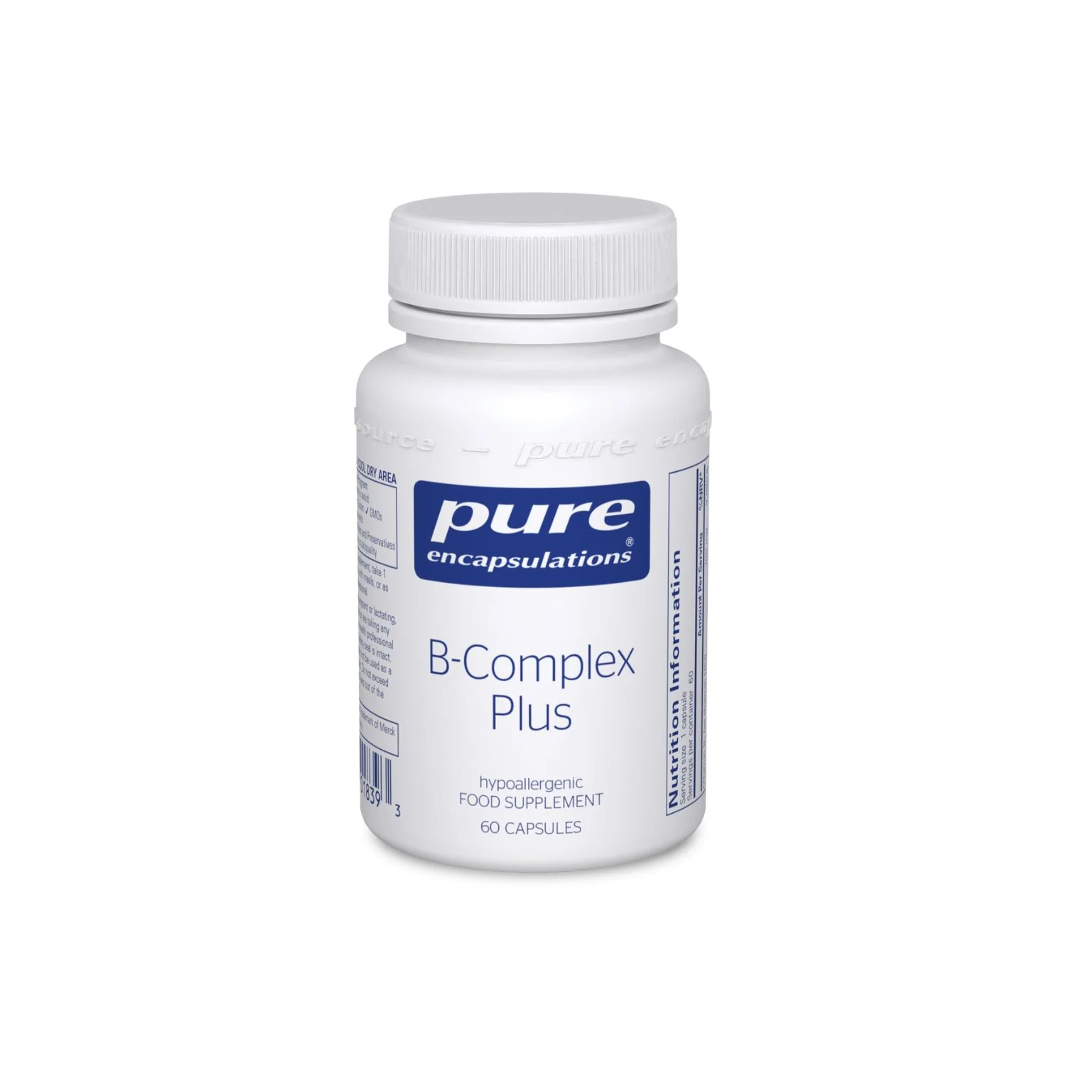 Pure Encapsulations B-Complex Plus 60caps