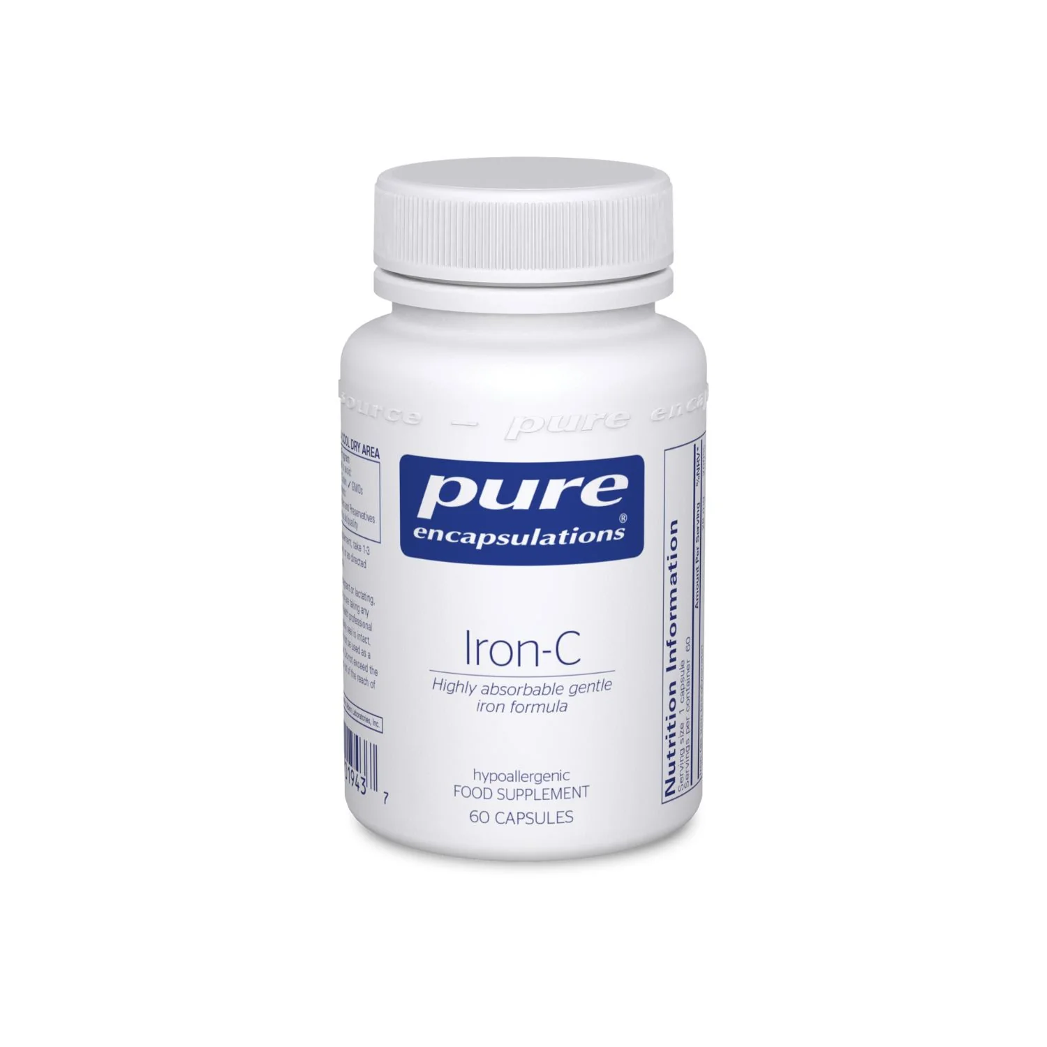 Pure Encapsulations Iron-C 60caps
