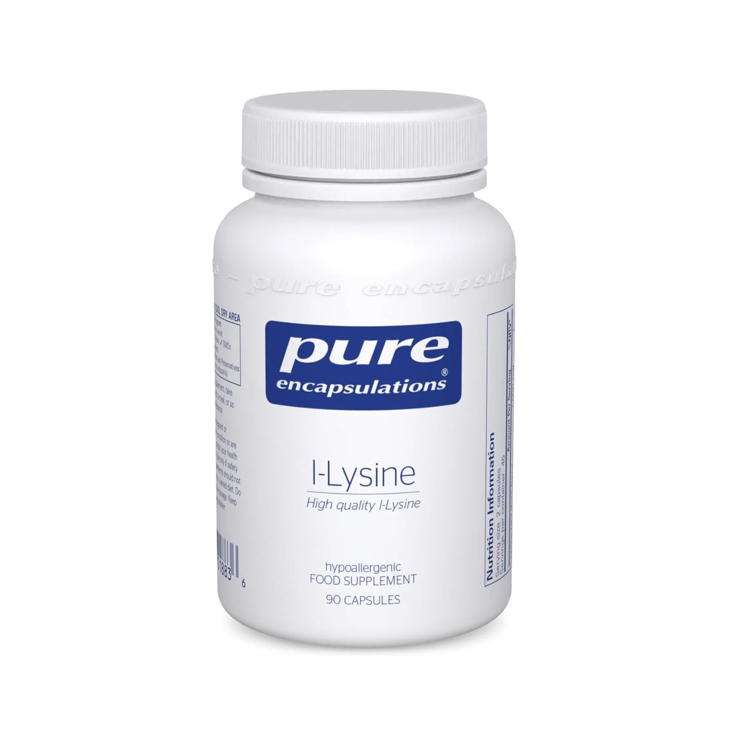 Pure Encapsulations L-Lysine 90caps