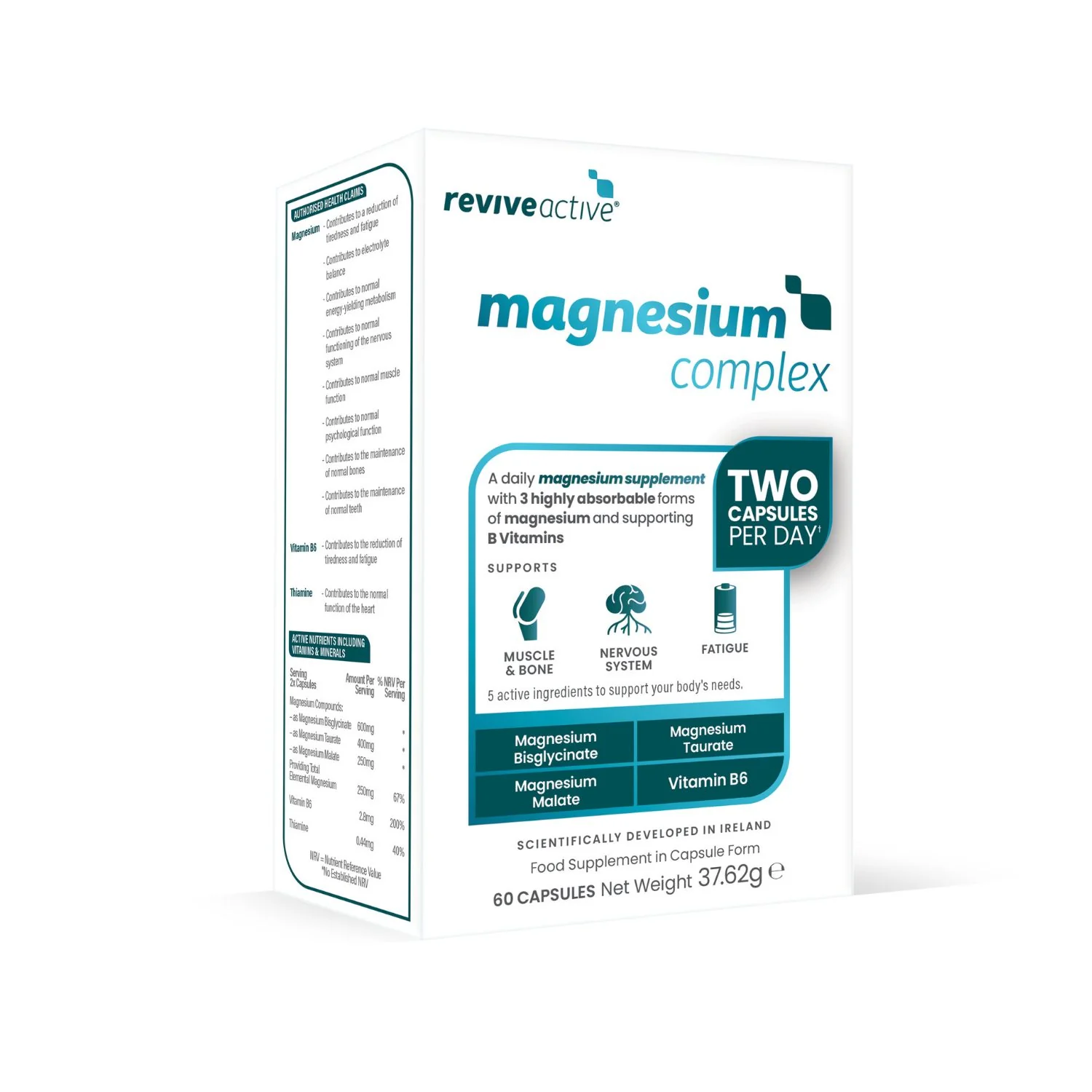Revive Active Magnesium Complex 60 capsules - Image 2