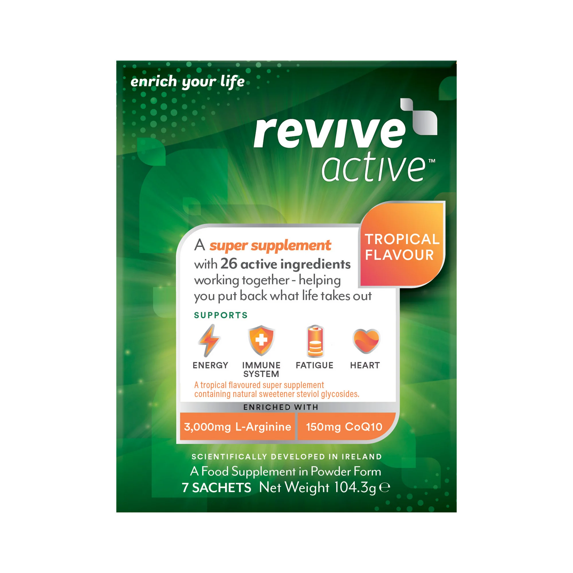 Revive Active Tropical Flavour 7 Sachets