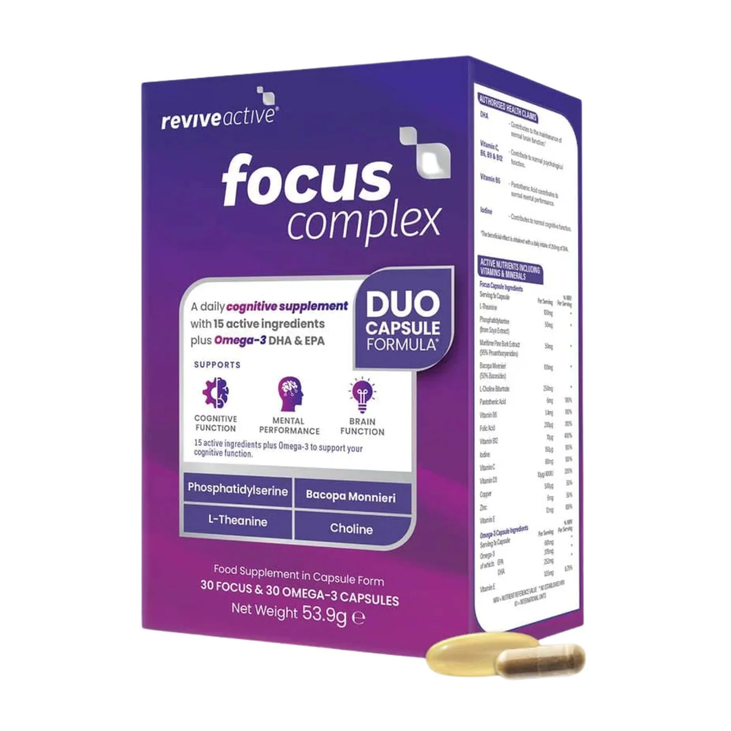 Revive Active Focus Complex Duo Capsule 60caps