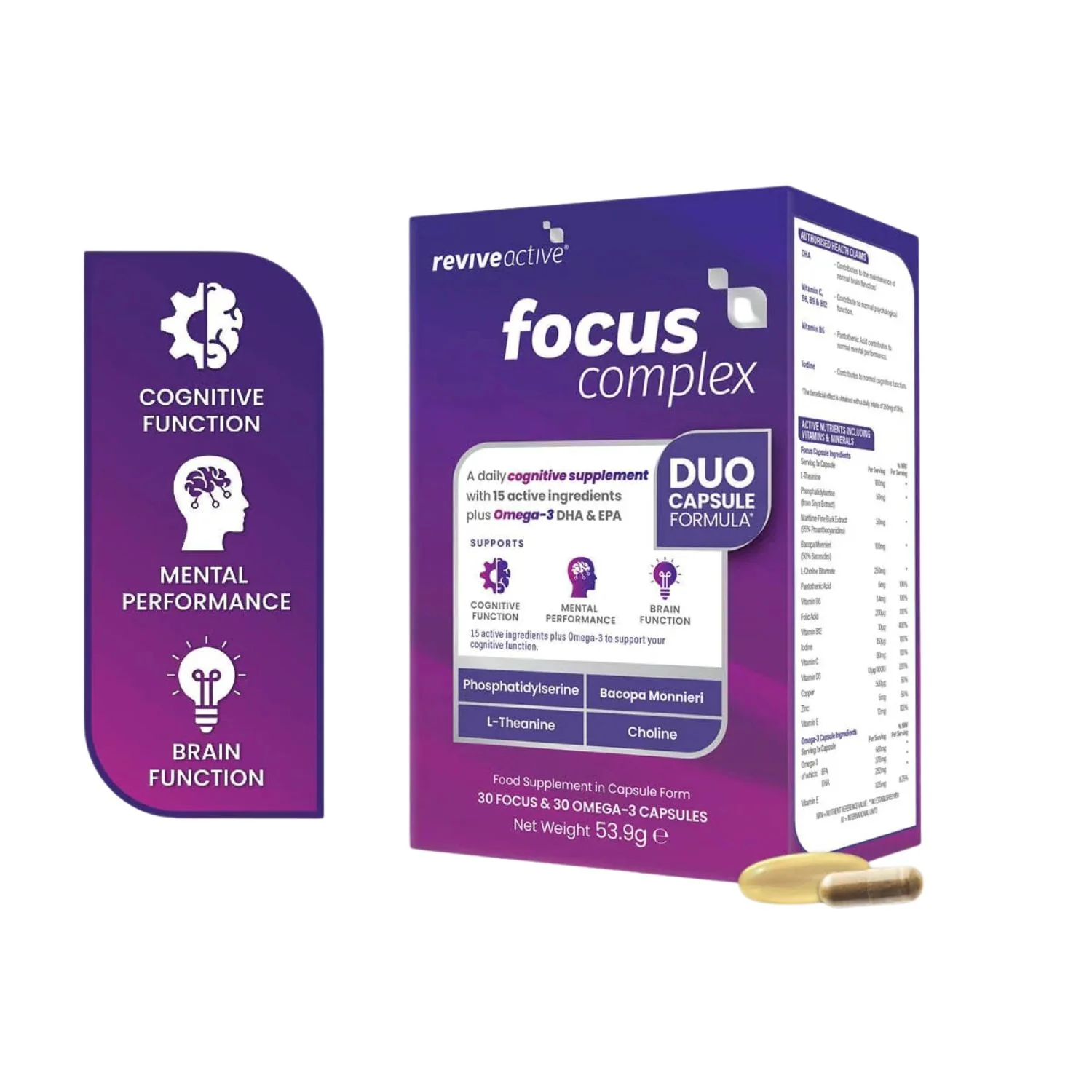 Revive Active Focus Complex Duo Capsule 60caps - Image 2