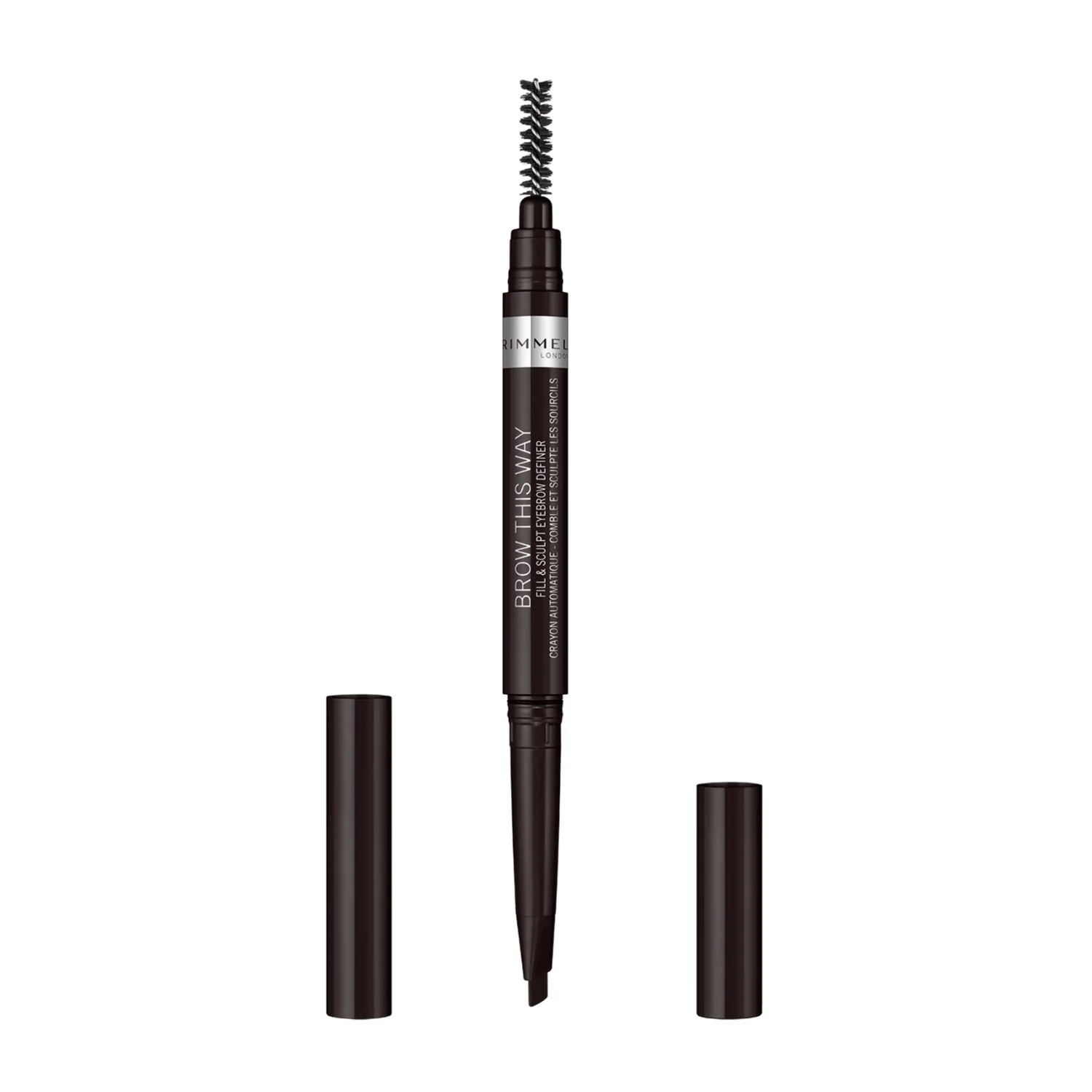 Rimmel Brow This Way Fill & Sculpt Eyebrow Definer 004 Soft Black