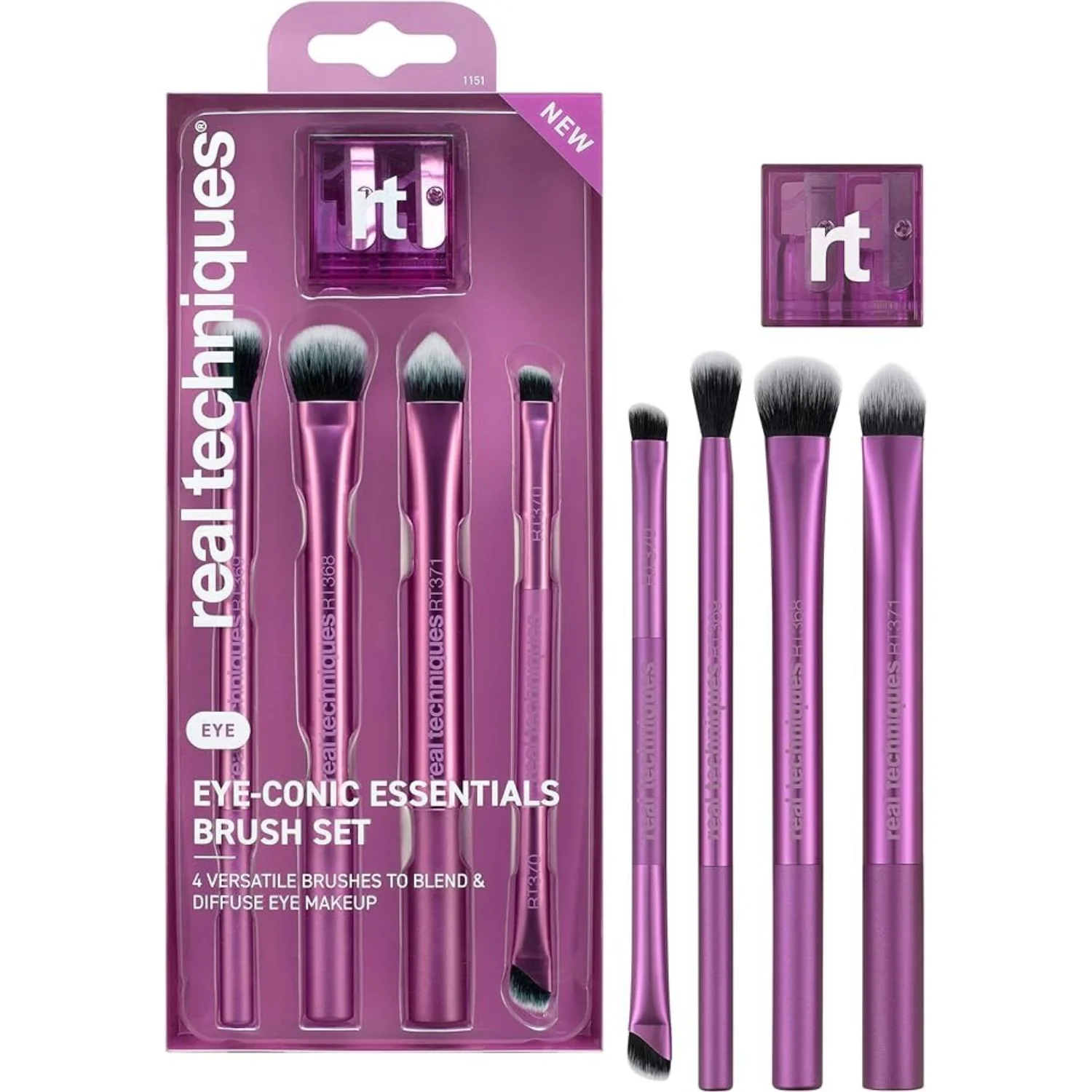 Real Techniques Eye-Conic Essentials Makeup Brush Set
