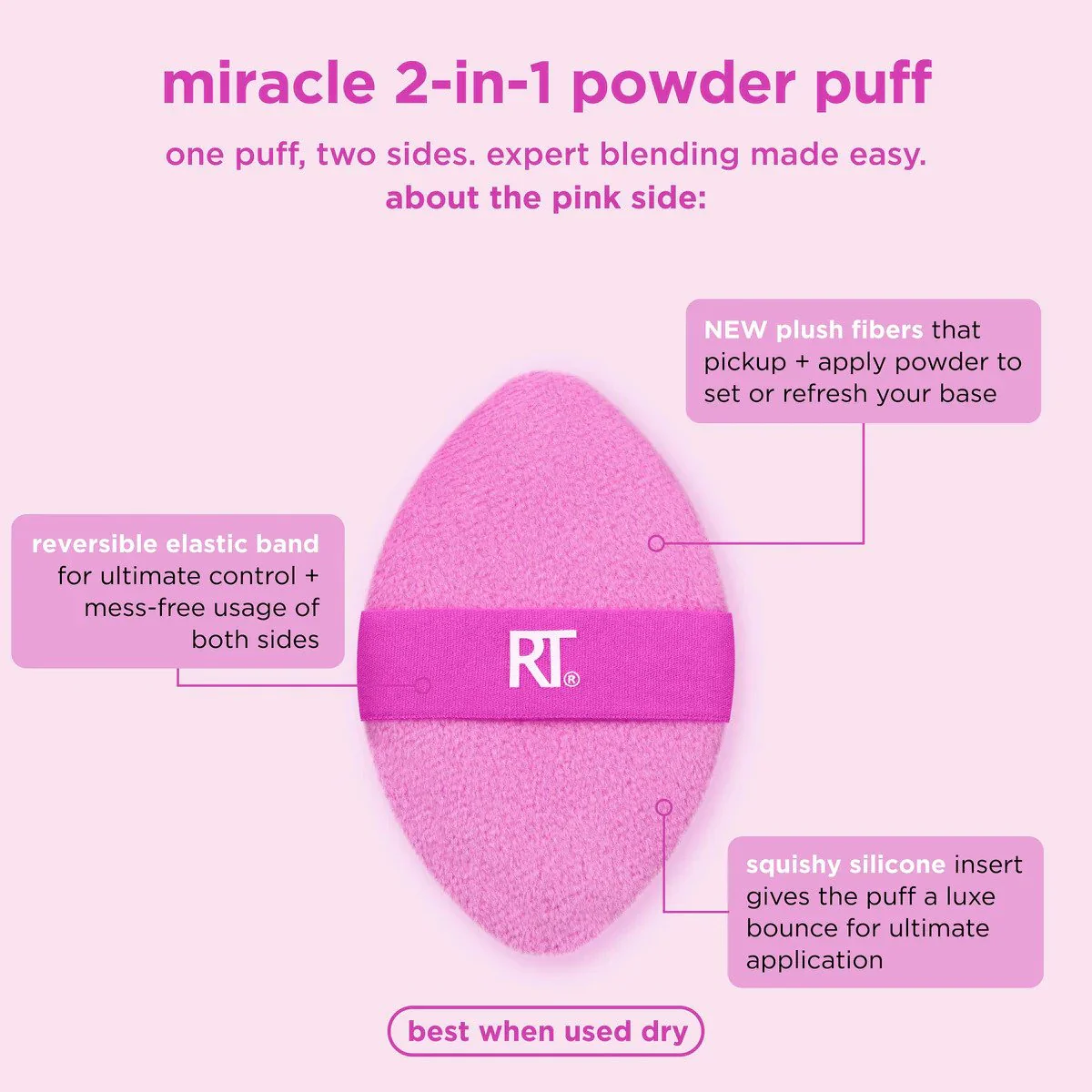 Real Techniques Miracle 2-in-1 Powder Puff - Image 5