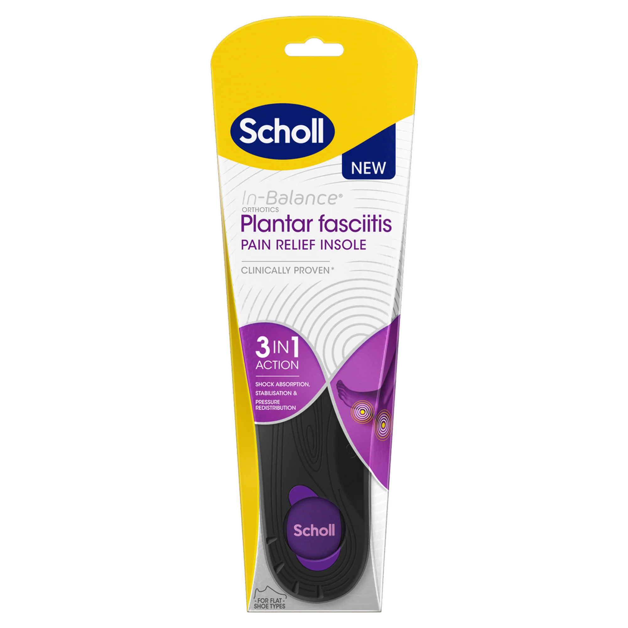 Scholl Plantar Fasciitis Insole Medium - Image 2