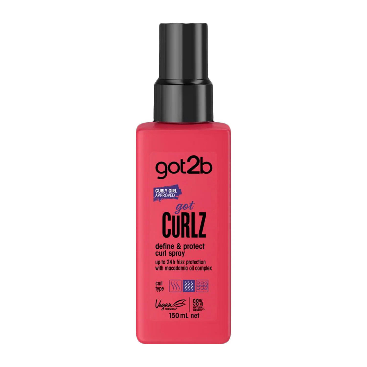 Schwarzkopf Got2b Got Curlz Define & Protect Curl Spray 150ml
