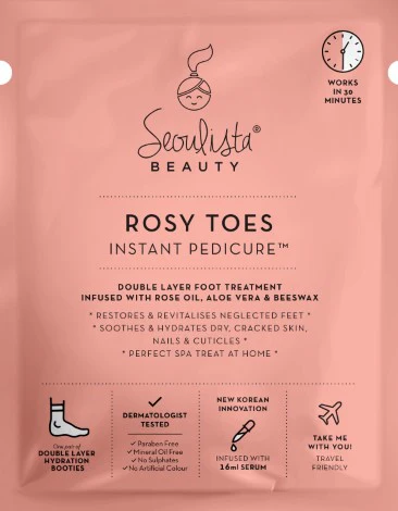 Seoulista Rosy Toes Instant Pedicure