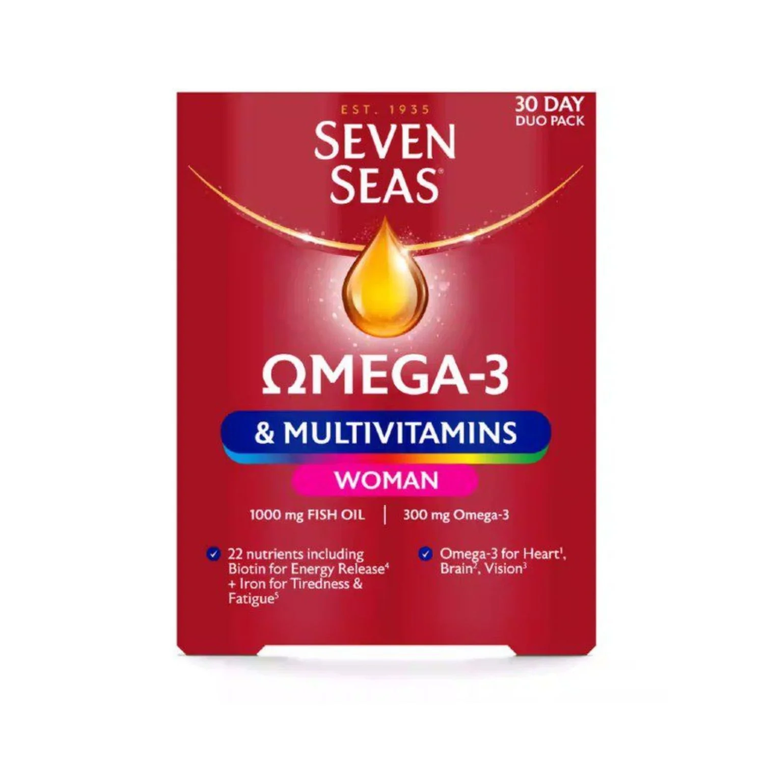 Seven Seas Omega-3 & Multivitamins Woman
