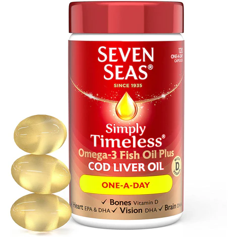 Seven Seas Pure Cod Liver Oil One-a-Day 120S
