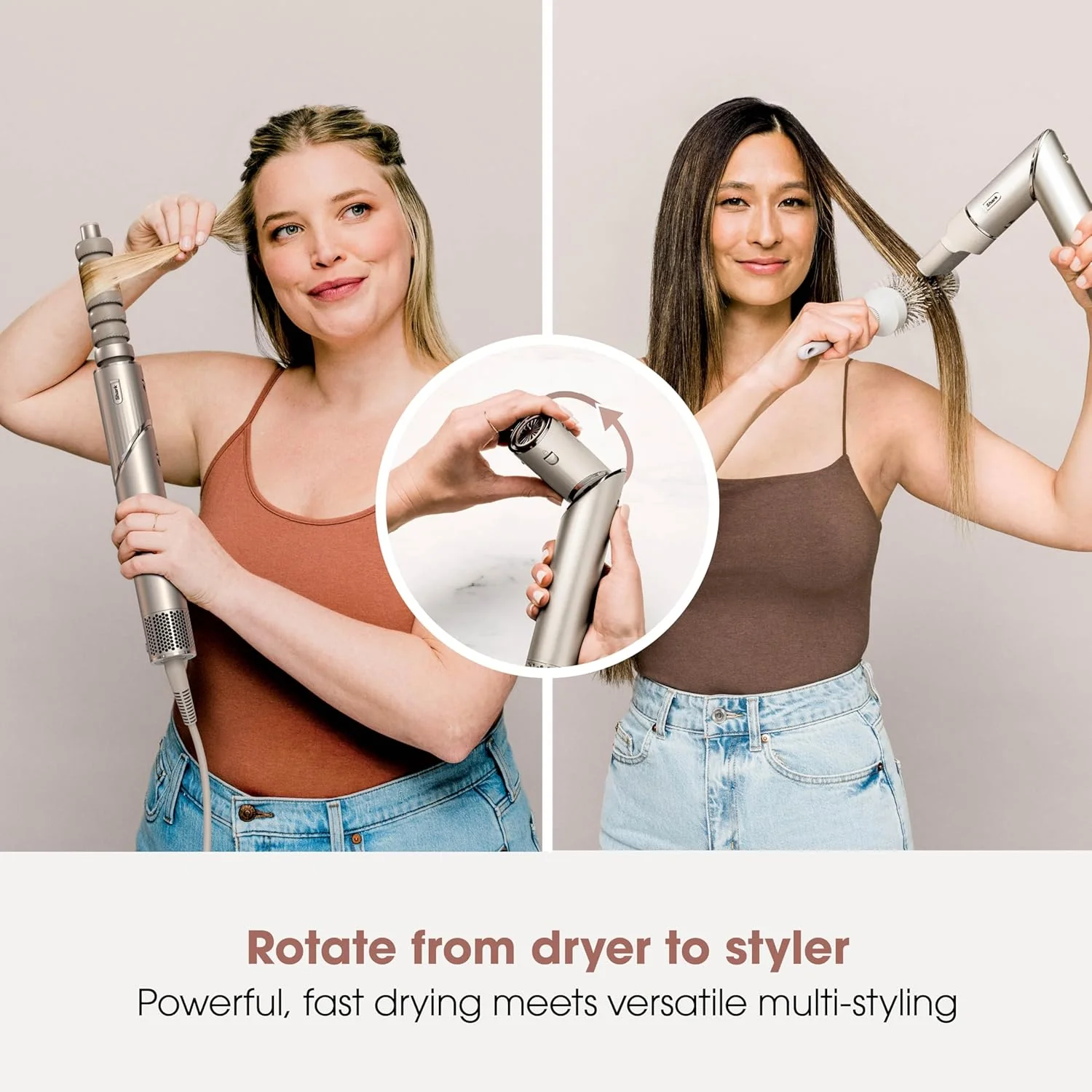 Shark FlexStyle 4-in-1 Air Styler + Hair Dryer Stone - Image 4