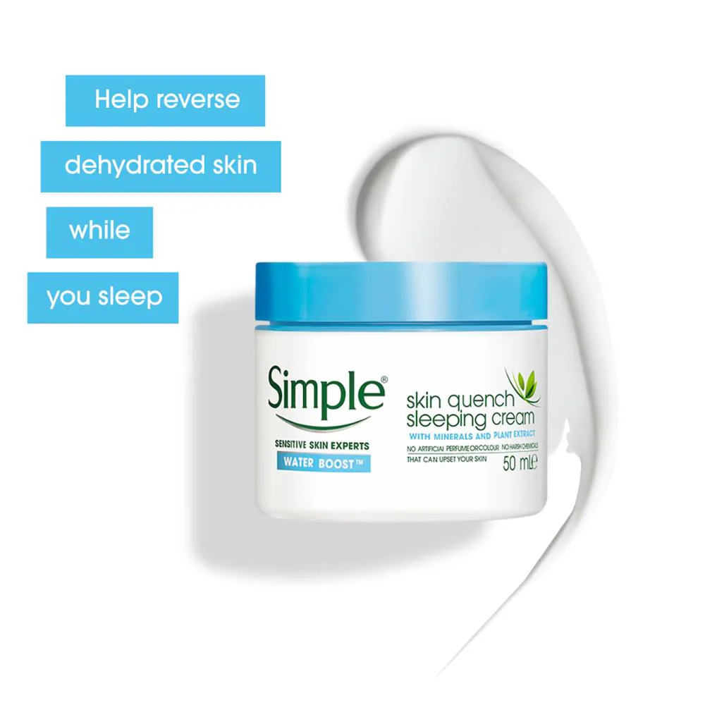 Simple Skin Quench Sleeping Cream 50ml - Image 2