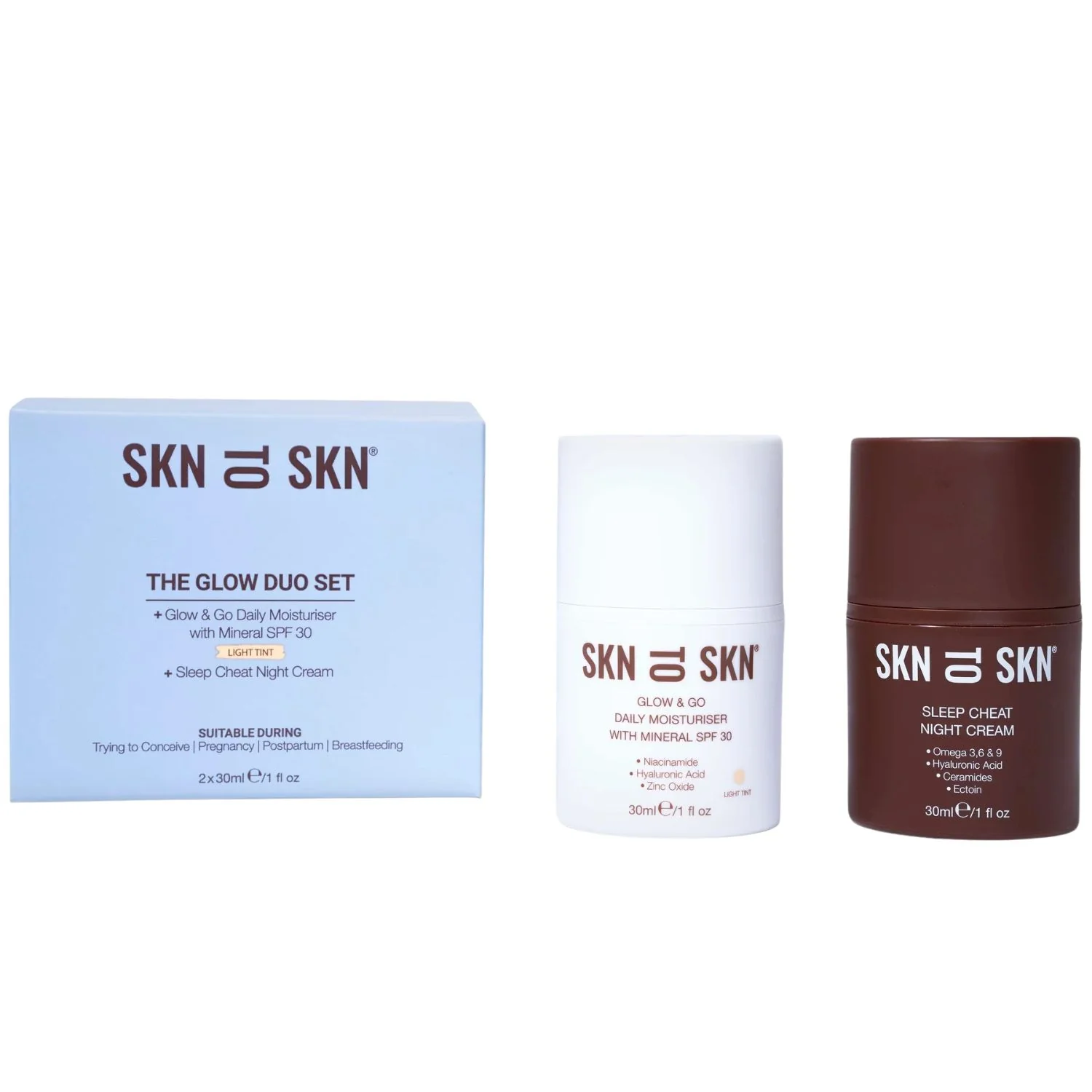Skn to Skn The Glow Gift Set - Light