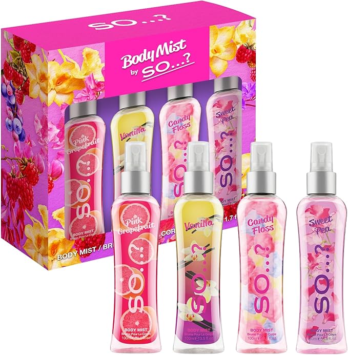 SO...? Lucious Body Mist 4 Piece Set