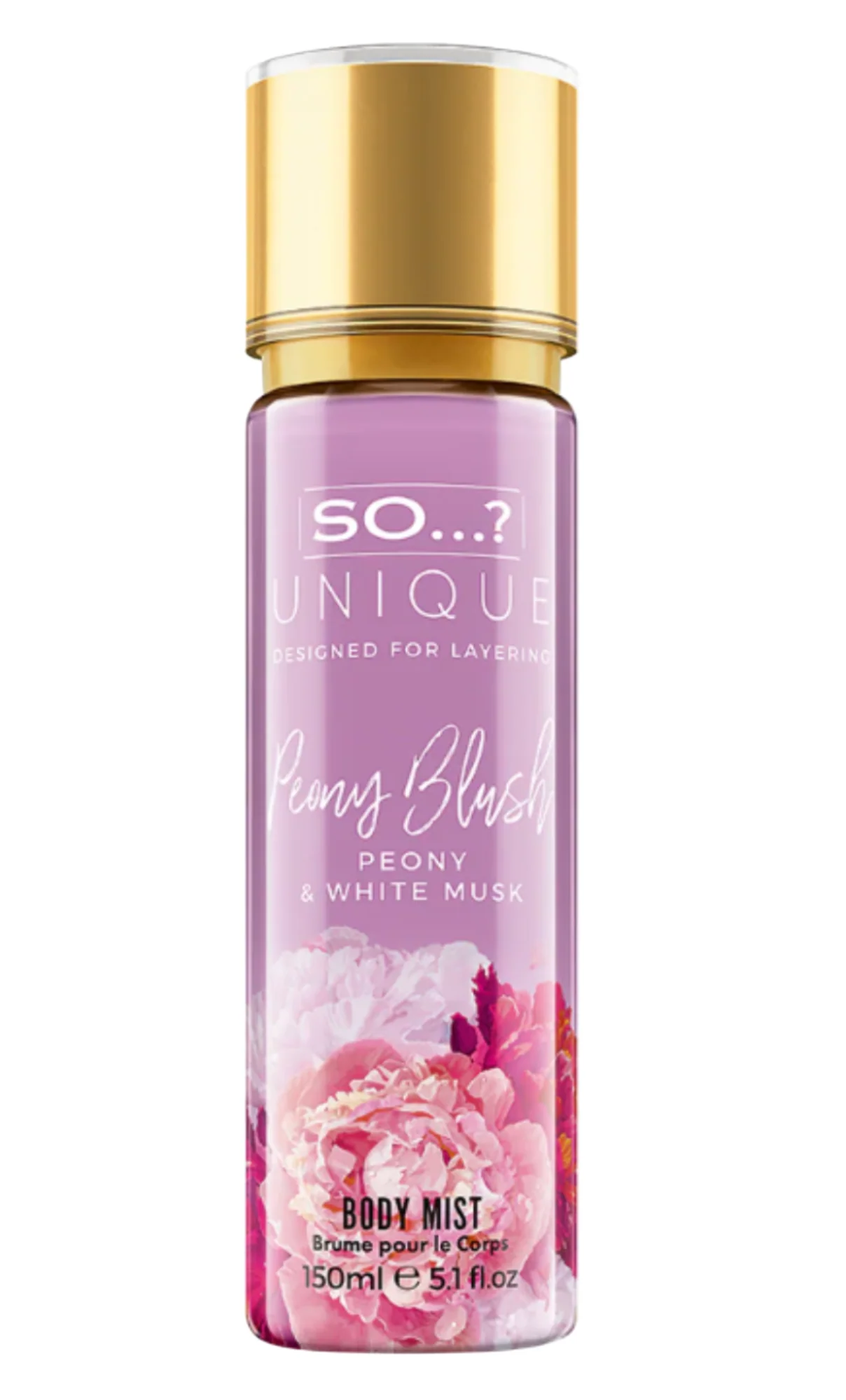 SO...? UNIQUE PEONY BLUSH BODY MIST 150ML