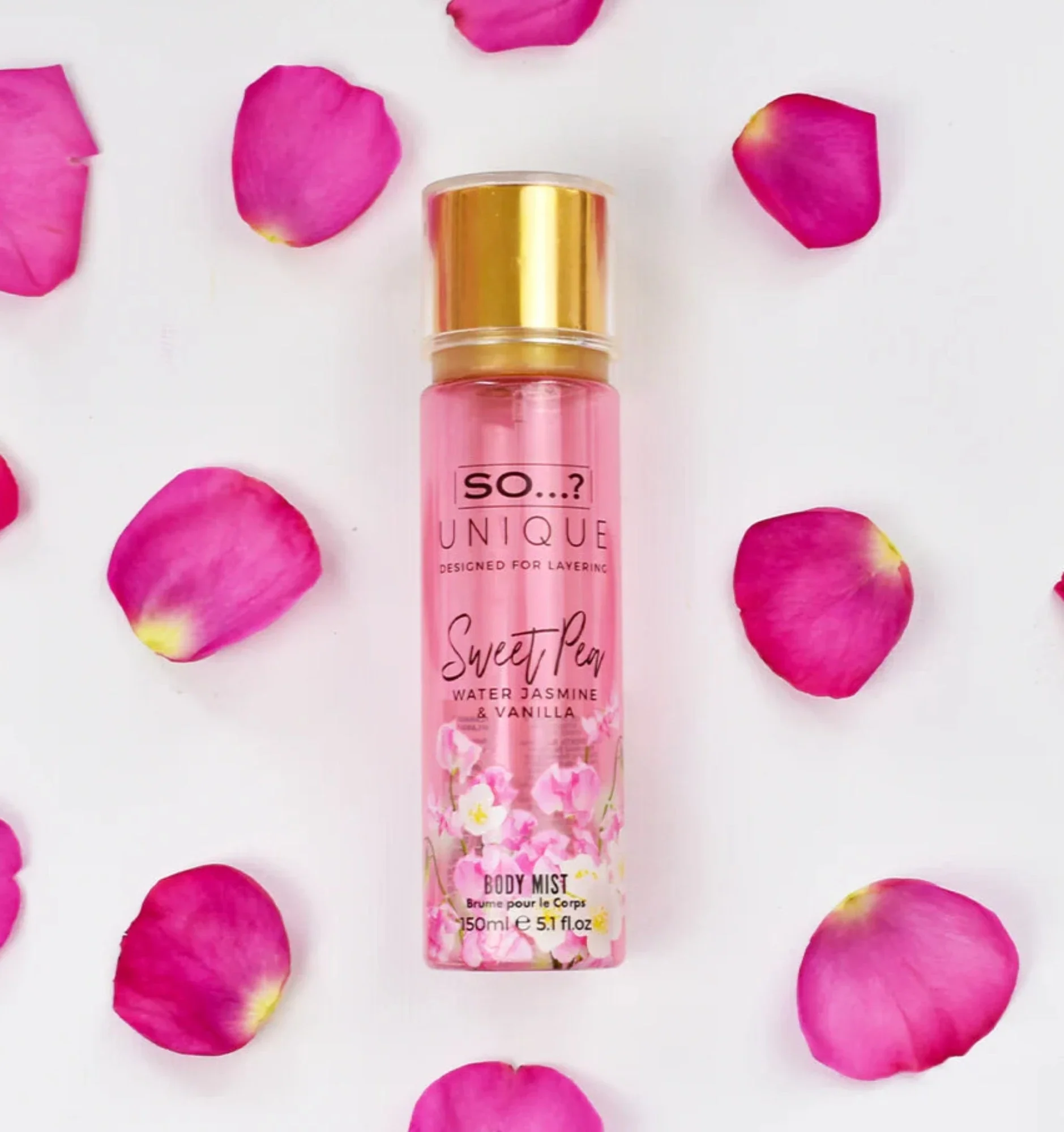 So...? Unique Sweet Pea Body Mist 150ml - Image 2