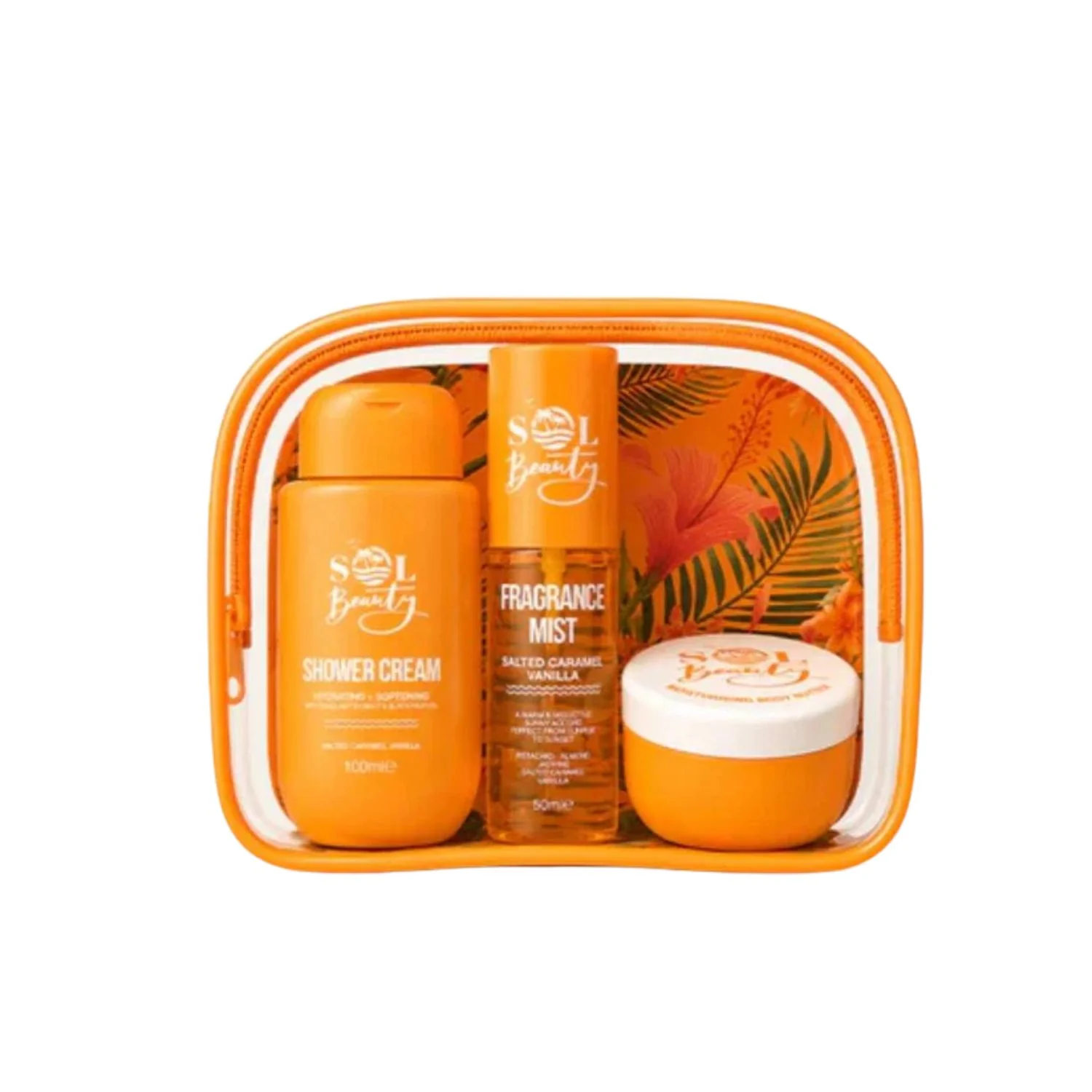 Sol Beauty Salted Caramel & Vanilla 3 Piece Travel Set