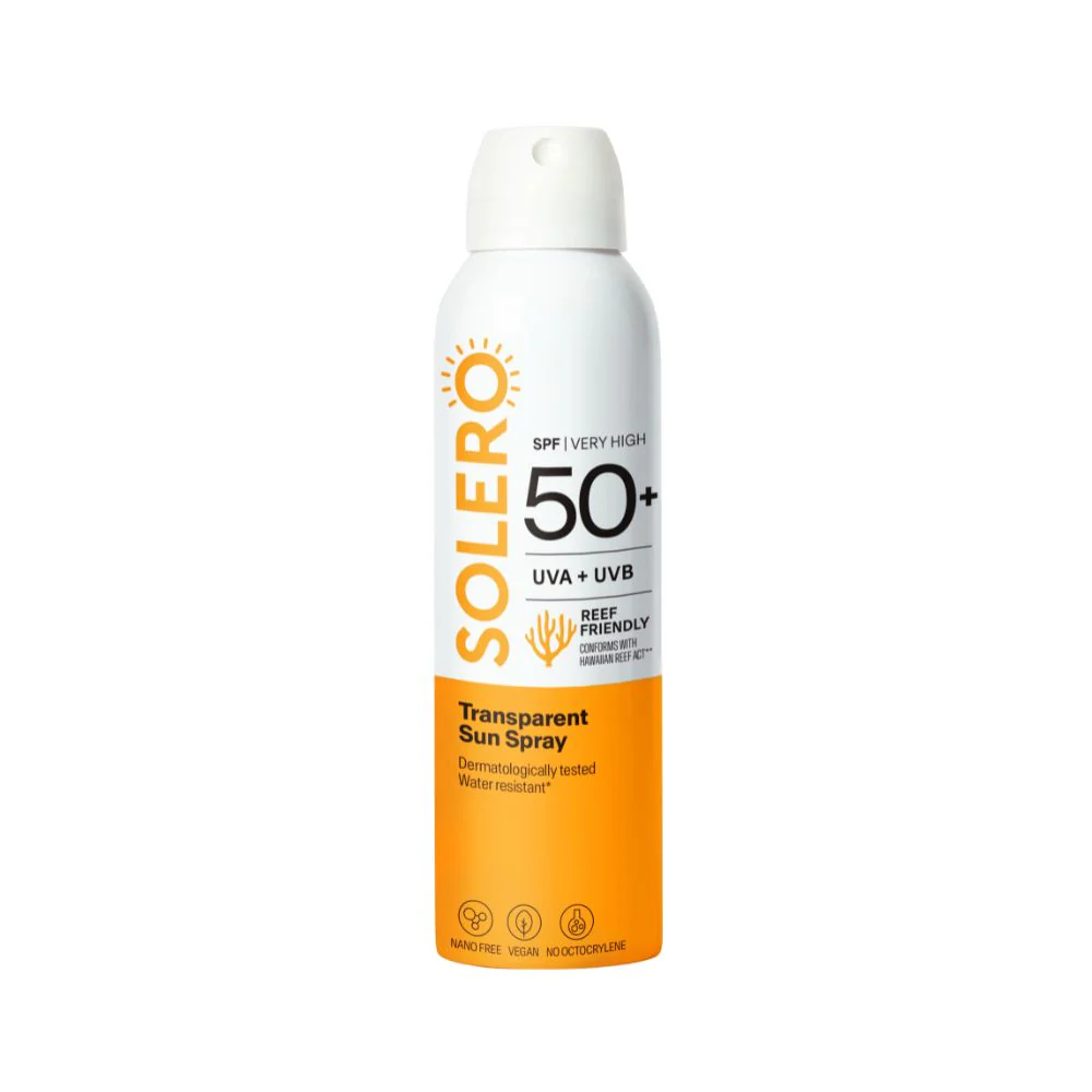 SOLERO Transparent Sun Spray SPF50+ 150ml