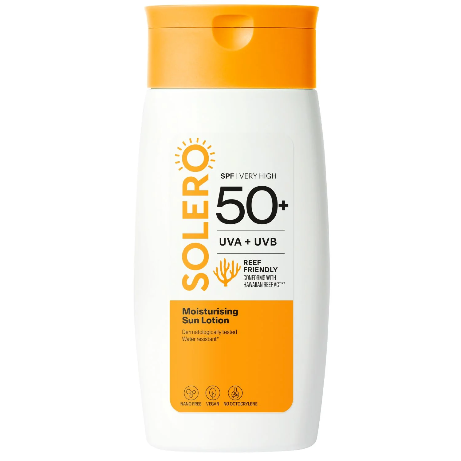 Solero Moisturising Sun Lotion SPF50 200ml