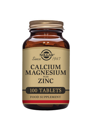 Solgar Calcium Magnesium Plus Zinc 100 Tablets