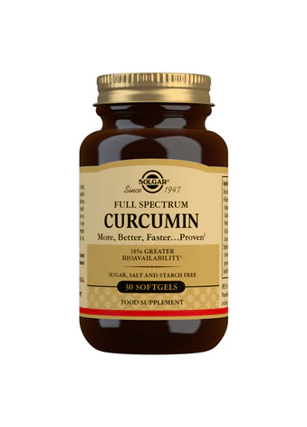 Solgar Full Spectrum Curcumin 185x Softgels Pack of 30