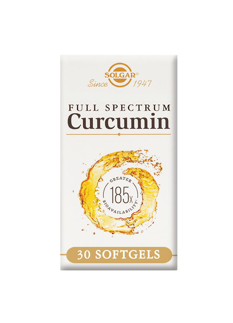 Solgar Full Spectrum Curcumin 185x Softgels Pack of 30 - Image 3