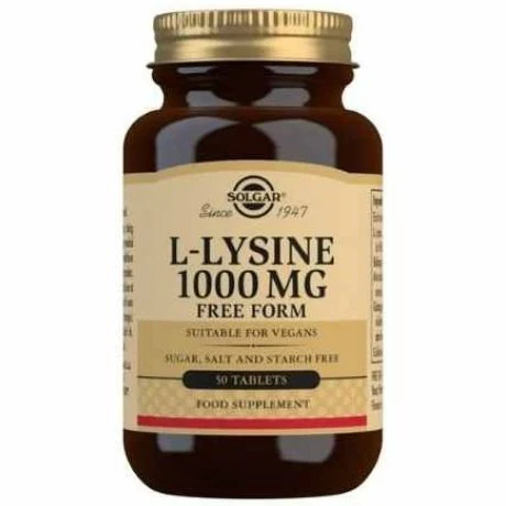 Solgar L-Lysine 1000 mg Tablets 50s