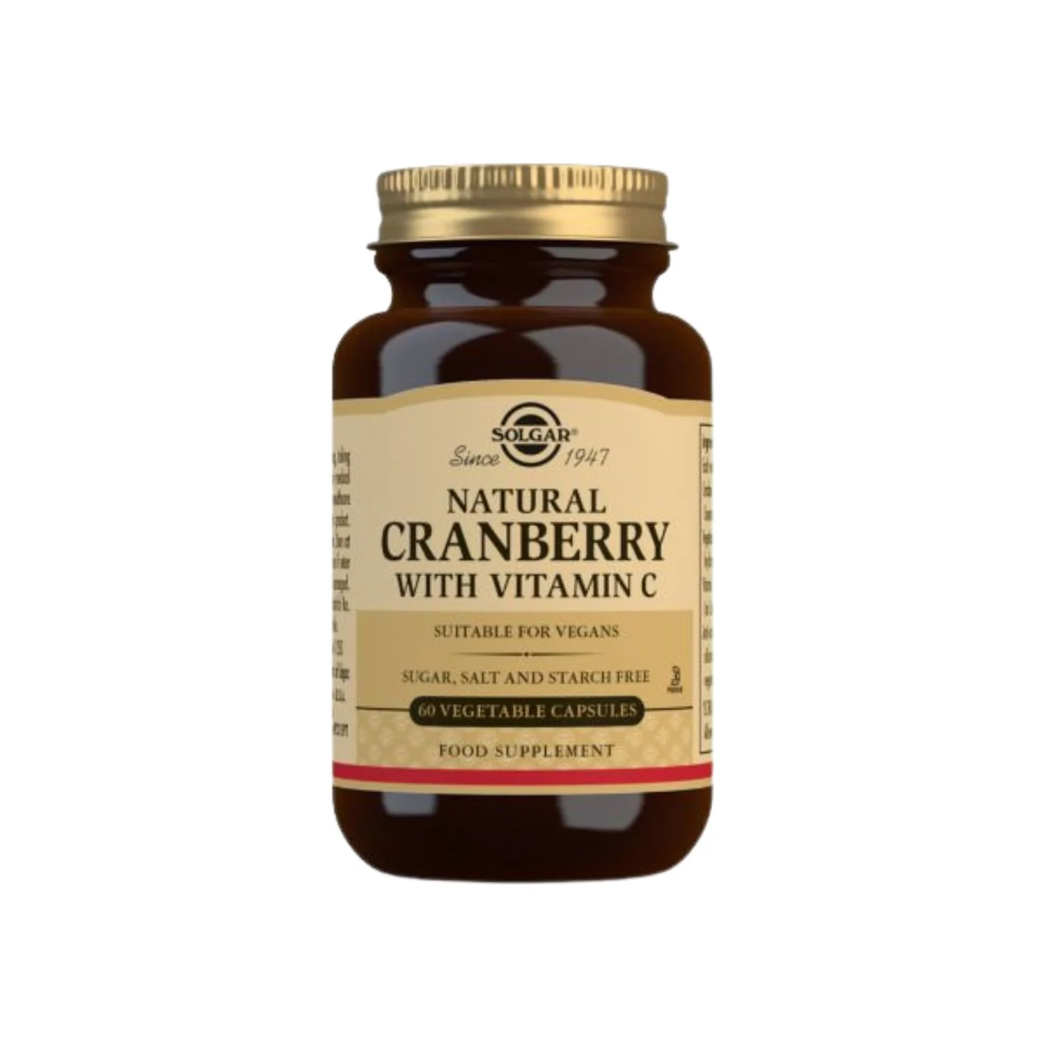Solgar Cranberry with Vitamin C 60 Capsules