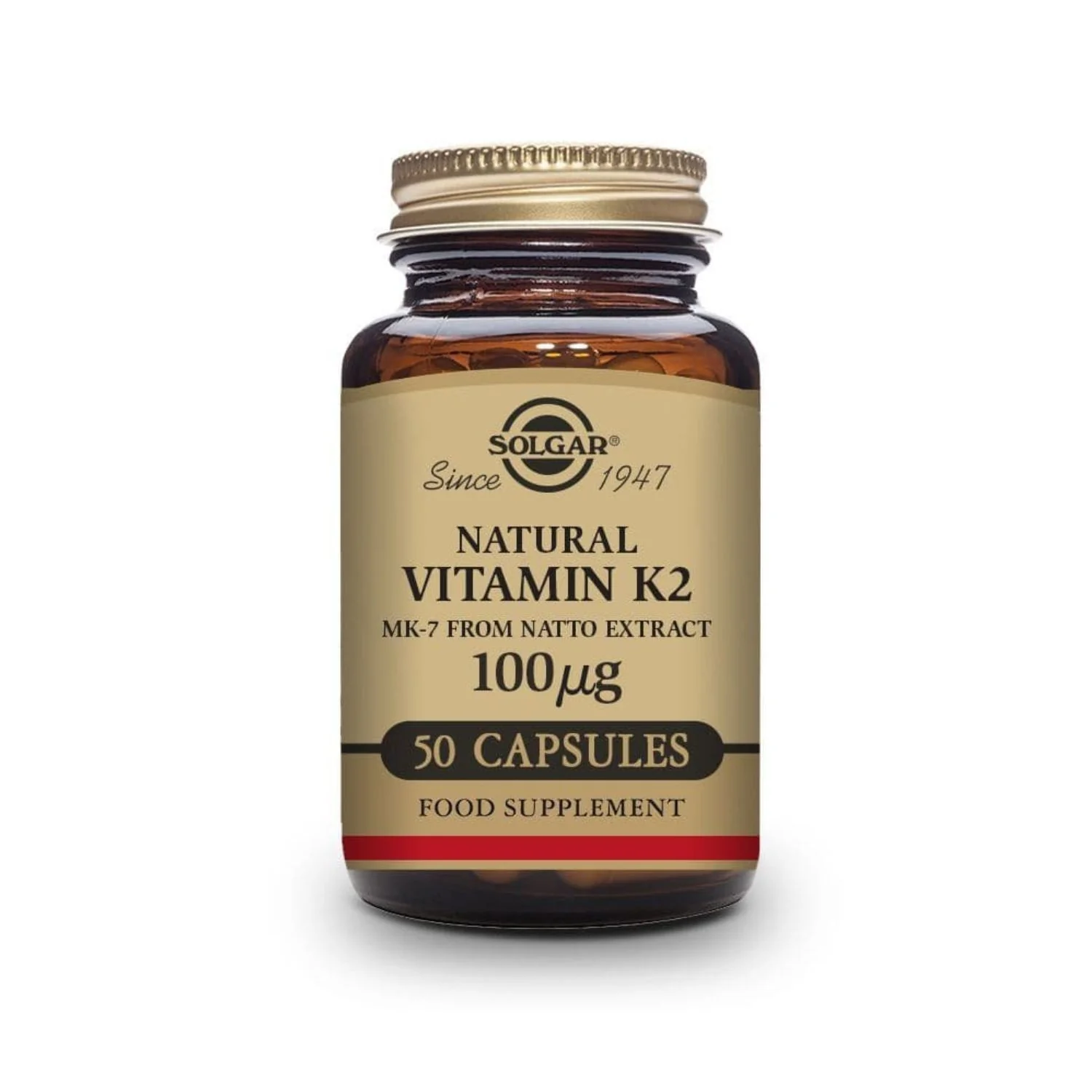 Solgar Vitamin K2 100mcg 50 Vegetable Capsules