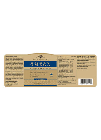 Solgar Wild Alaskan Full Spectrum Omega Softgels 120s - Image 3