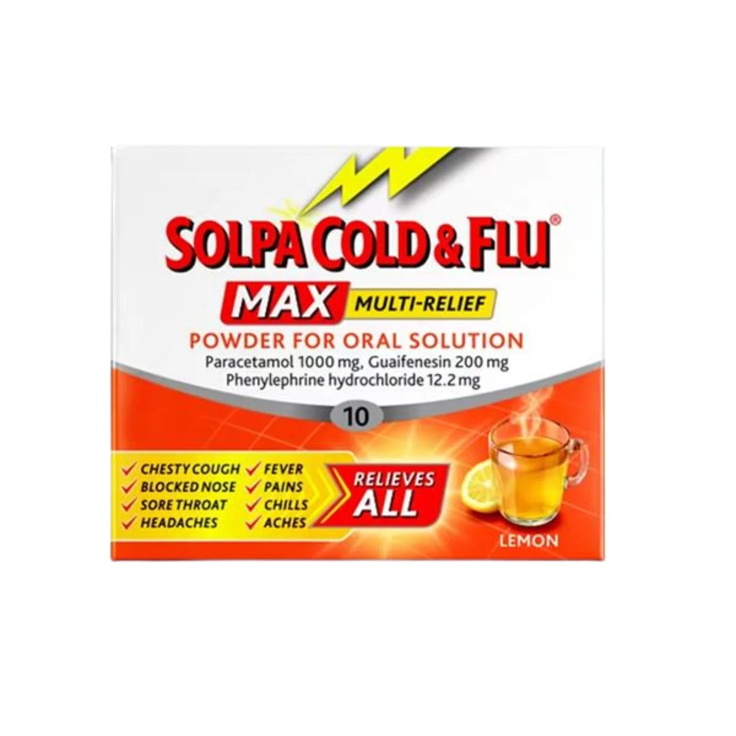 Solpa Cold & Flu Max – 10 Sachets