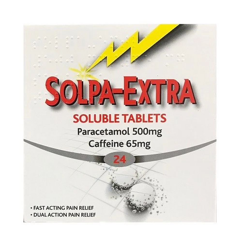 Solpa-Extra Soluble 500/65mg Tablets 24s
