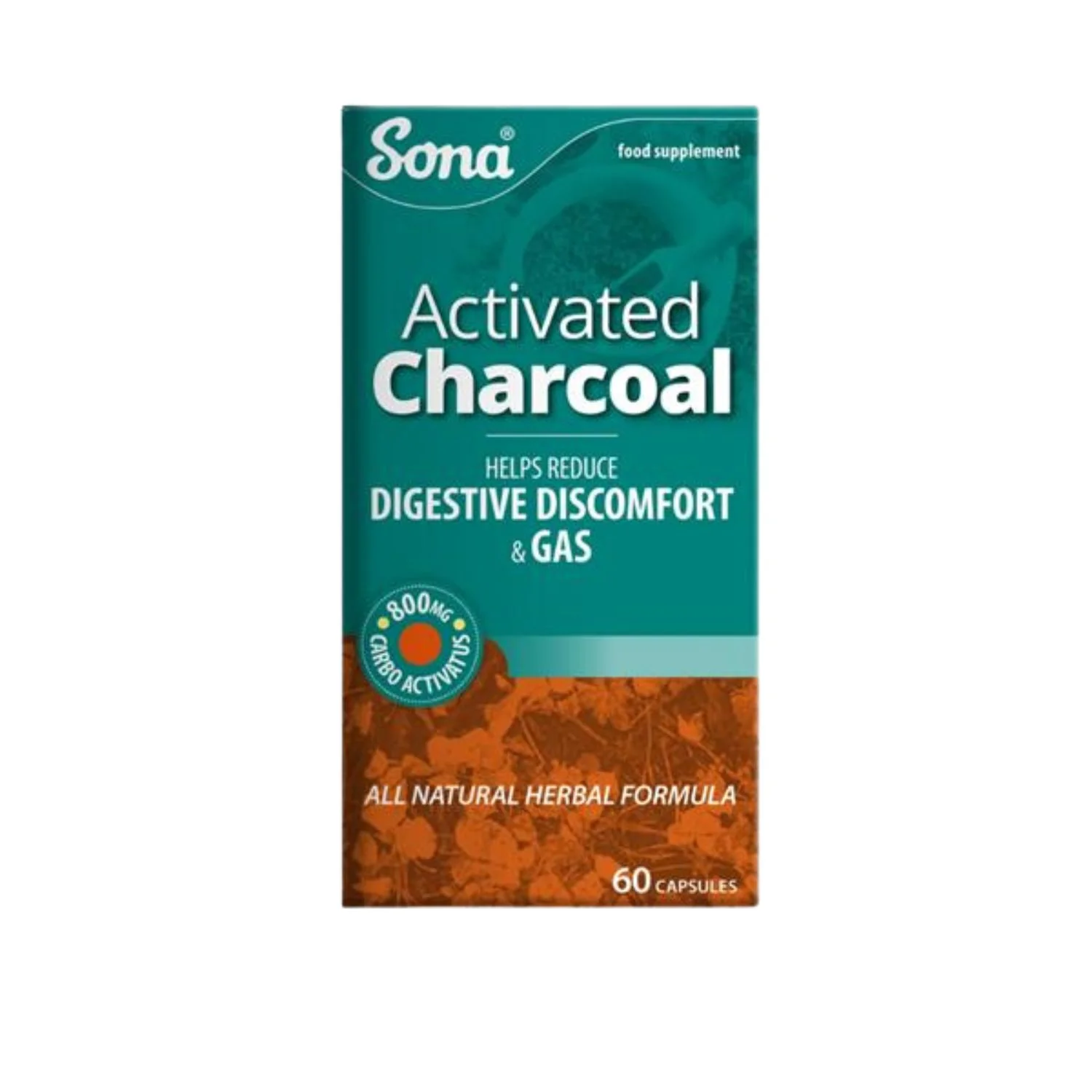 Sona Activated Charcoal - 60 Capsules